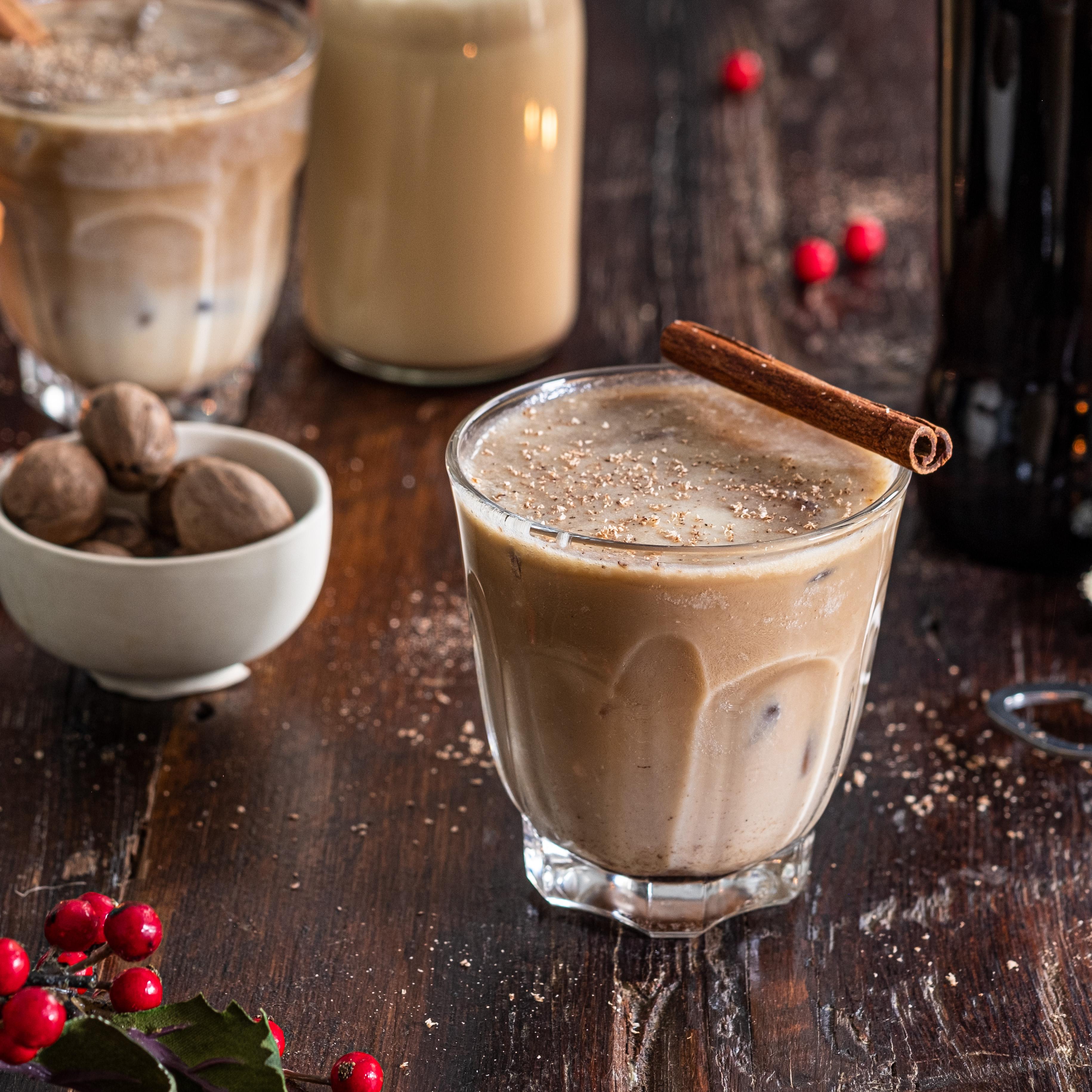 Homemade Eggnog with Stout