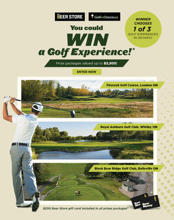 Golf in ontario experience giveaway