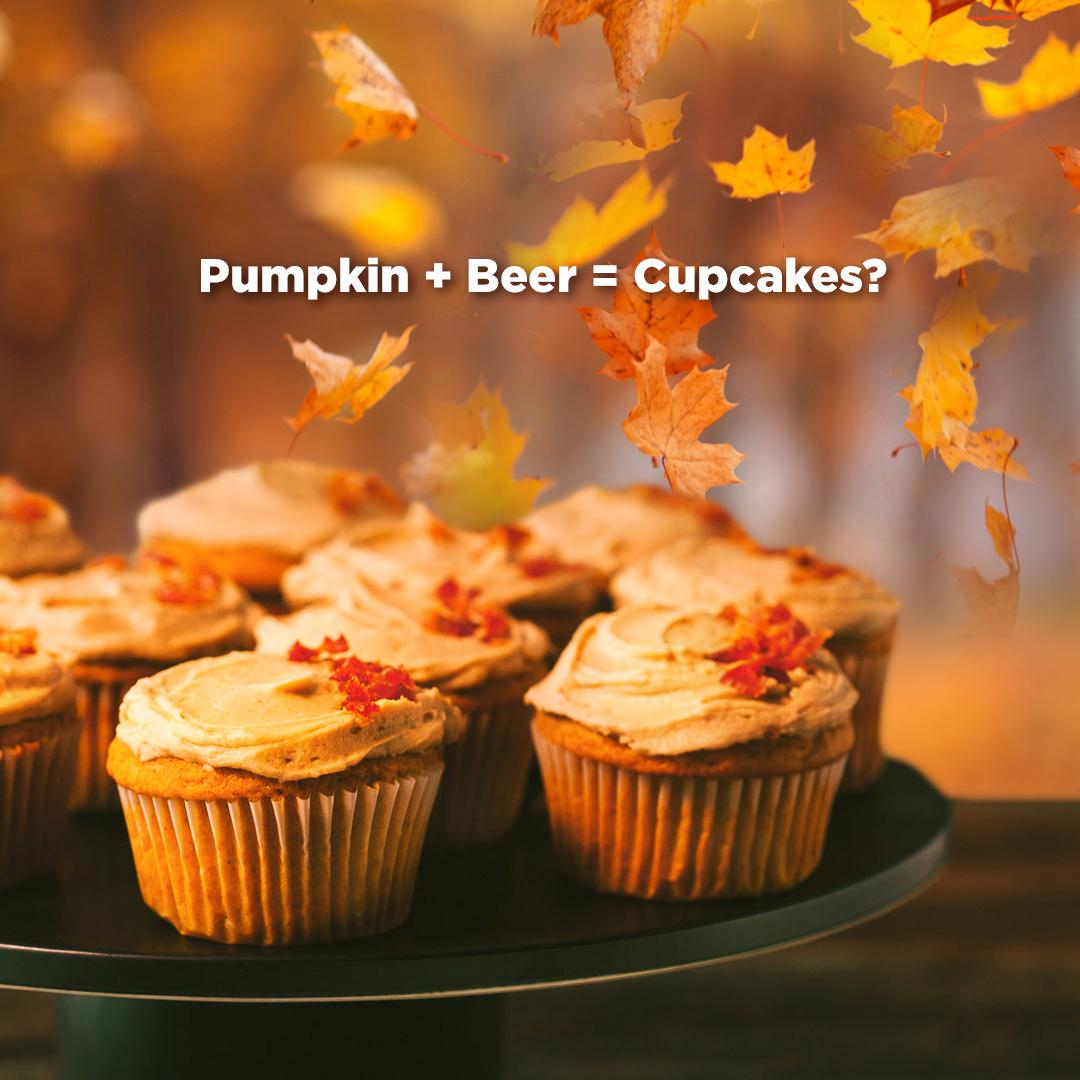 Pumpkin & Ale Cupcakes